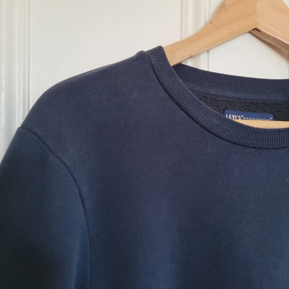 Levi's Navy Blue Balloon-Sleeve Top - Picture 2 of 11